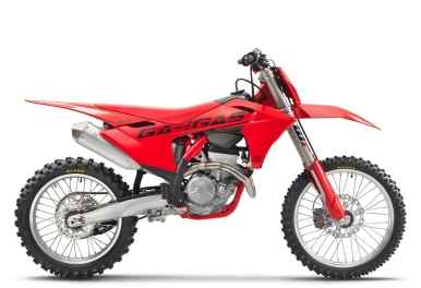 GASGAS MC 350F crossmotor model 2025, zijaanzicht rechts