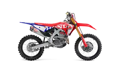 Honda CRF250R HRC Works Edition crossmotor model 2027, zijaanzicht rechts