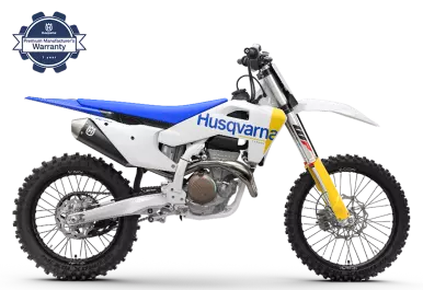 Husqvarna FC 350 crossmotor model 2027, zijaanzicht rechts