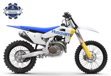 Husqvarna FC 450 crossmotor model 2027, zijaanzicht rechts