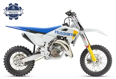 Husqvarna TC 65 crossmotor model 2027, zijaanzicht rechts