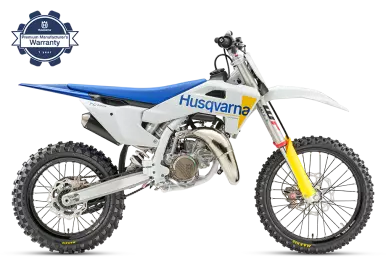 Husqvarna TC 85 crossmotor model 2027, zijaanzicht rechts