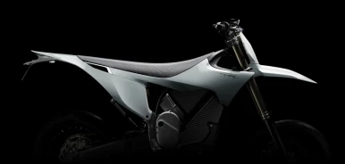 Stark VARG SM elektrische supermoto in Snow White