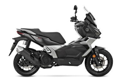 VOGE SR1 ADV crossover-scooter in het grijs