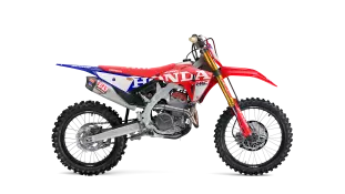 Honda CRF250R HRC Works Edition crossmotor model 2027, zijaanzicht rechts