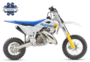 Husqvarna TC 50 kindercrossmotor model 2027, zijaanzicht rechts