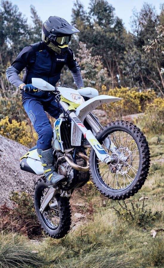 Husqvarna enduro modellen bij Leon Sagaert