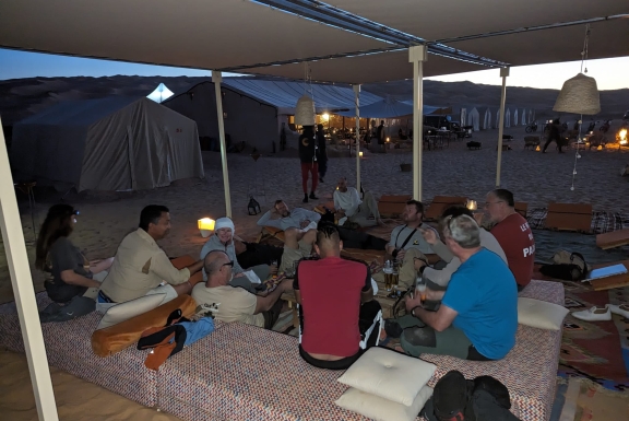 Overnachtingen tijdens de Tunisia Raid door Leon Sagaert